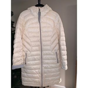 Lululemon Cream Parka with Hood